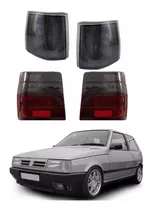 Comprar Kit Faros Delanteros + Lentes Faros Traseros Fume Fiat Uno