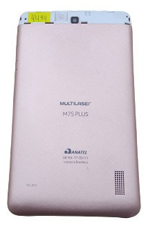 Tampa Traseira Tablet Multilaser M7s Plus Rosa 4494
