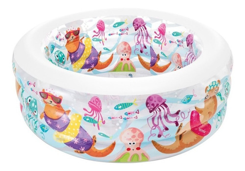 Piscina Inflable Acuario Piso Inflable 152x56 Intex 58480np