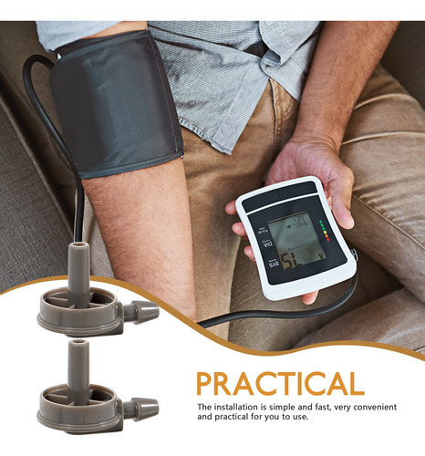 2 Accesorios Para Conectores De Esfigmomanómetro Para Brazal