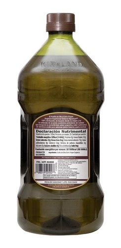 Aceite De Oliva Organico Extra Virgen 2 Litros Prensado Frio