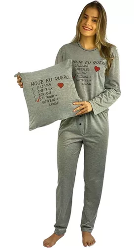 Pijama Adulto Netflix  Elo7 Produtos Especiais