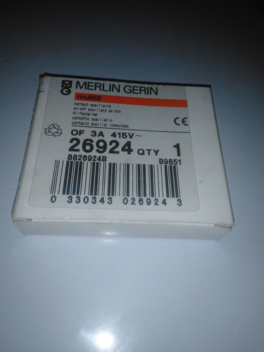 Merlin Gerin Multi Contactor Auxiliar On-off Interruptor 15v