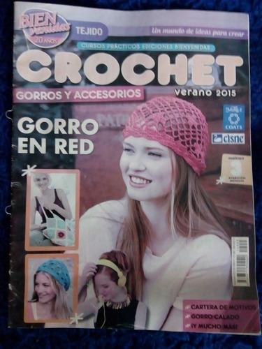 Revista Crochet Verano Gorros Y Accesorios Bienvenidas N° 3
