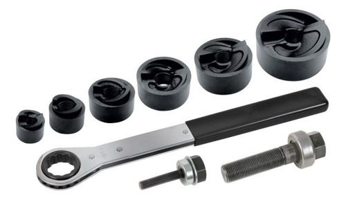 Juego De Sacabocados Con Matraca 53732 Klein Tools Knockout