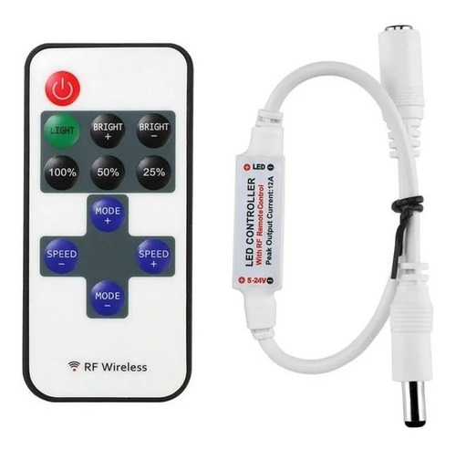 Controlador Para Cinta Led Fija Unicolor  Modos Estrobos