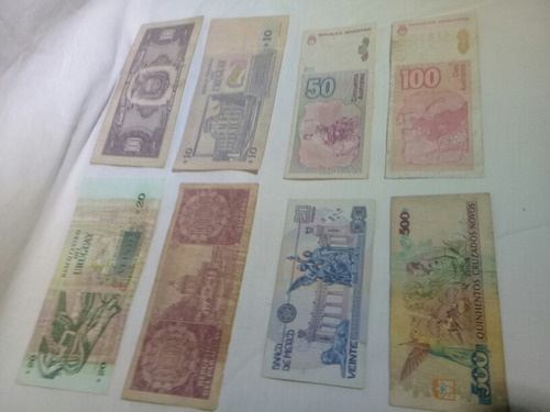 Billetes Antiguos Coleccionables De México Y Sudamérica (Usado)