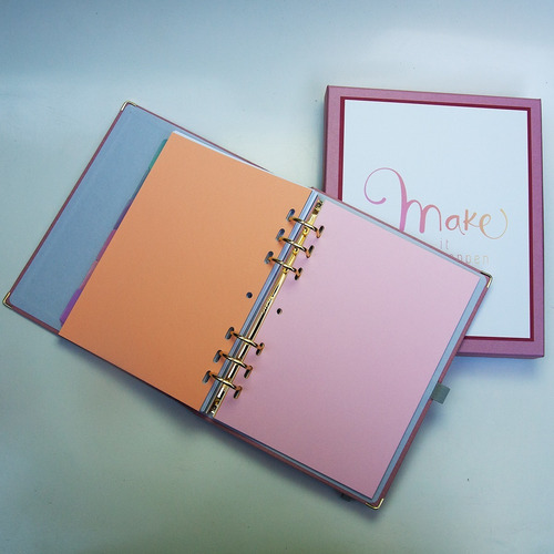Imagem 6 de 10 de Planner A5 Cotton Rosa - Ótima