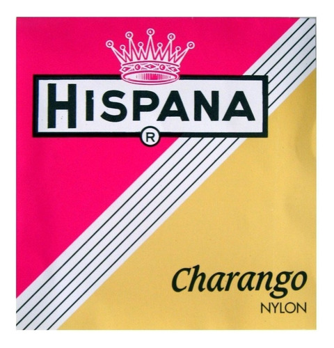 Encordado Para Charango Hispana Nylon Negro