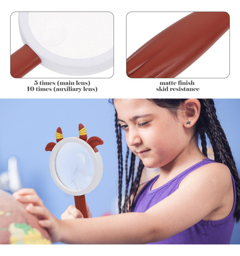 Lupa, Cristal De Aumento, Juguete Científico Para Niños