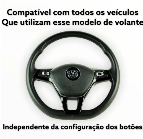 Qc Aplique Emblema Volante Vw Gol Golf Polo Virtus Fox