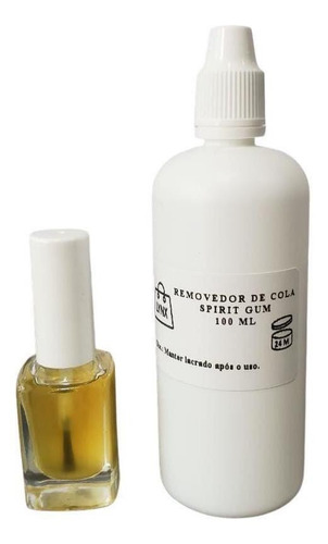 Cola Spirit Gum Verniz 10ml C/aplicador E Removedor De 100ml