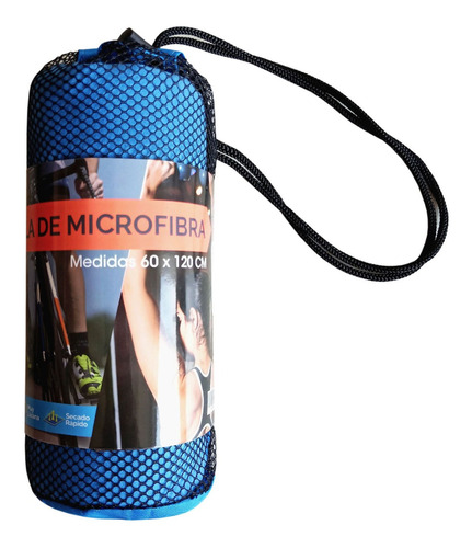 Toalla Microfibra Pro Outdoor Azul