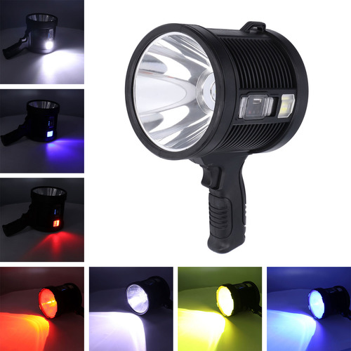 Lámpara Camping Linterna De Mano Recargable Luz Led Potente