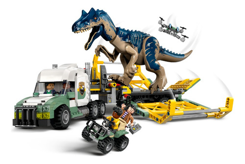 Lego Jurassic World Camión De Transporte De Allosaurus 76966