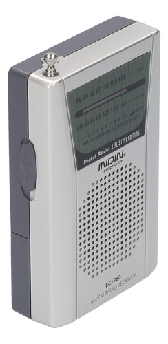 Radio De Bolsillo Portátil Bc-r60 Am Fm Que Funciona Con Pi