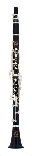 Clarinete de Madeira EAGLE com Chaves Prateadas - CLR08