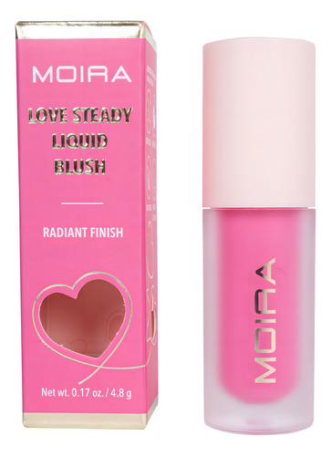 Rubor Líquido Matte Y Luminoso Love Steady Moira Cosmetics Tono Del Maquillaje So Cute