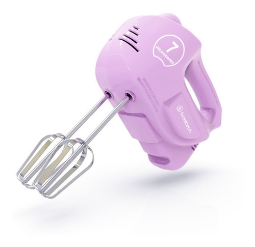 Batidora De Mano Bosstech Clasica Bsed-m3 Rosa 200w
