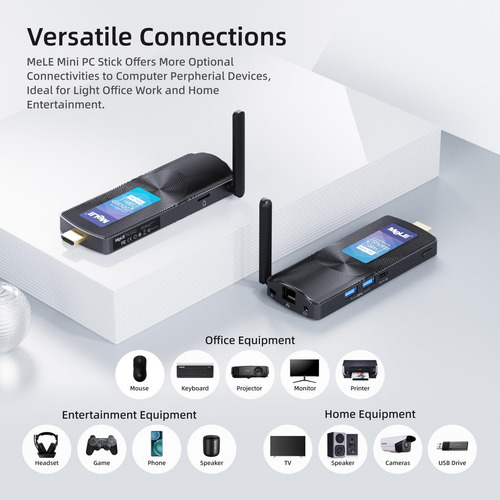 Mini Pc Stick Mele Pcg02 Celeron J4125 8 Gb De Ram 256 Gb Em