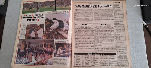 Sólo Fútbol. San Martín Tucumán Ascenso 1988 (Usado)