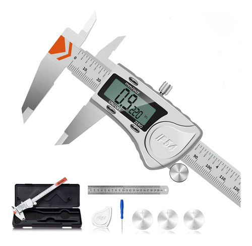 Calibre Digital Hardell Micrómetro Vernier Impermeable Ip54