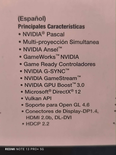 Evga Geforce Gtx 1050 Nvidia Superclocked 3gb Gddr5 (Usado)