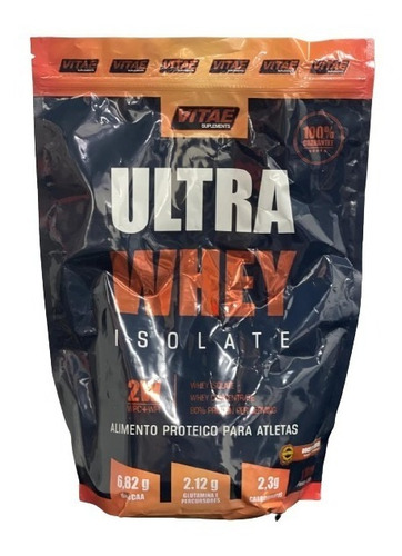 Ultra Whey Protein Isolate 2w Vitae 1,8kg + Saboroso Sabor Leite Ninho