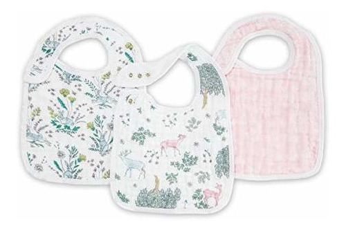 Baberos Para Bebé Aden + Anais Classic Snap Bib, 100% Cotton