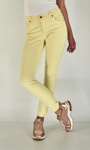 Pantalon Jeans Skinny Lee Mujer Cintura Alta R70