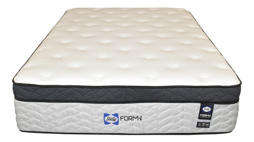 Colchón Sealy Albi Para Cama Individual Color Blanco