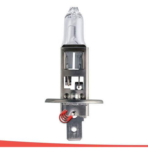 Imagem 4 de 6 de Lâmpada Philips Standard H1 55w 12v 12258c1 Farol Alto Baixo