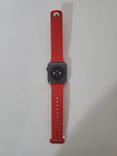 Apple Watch Series 3 (gps) - Aluminio Gris Espacial - 42mm Gris Oscuro Rojo (Usado)