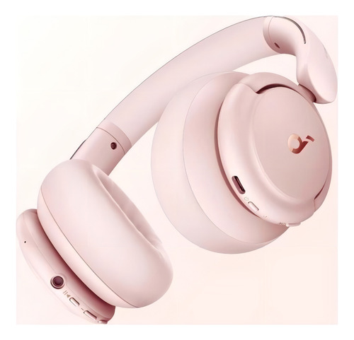 Fone De Ouvido Over-ear Sem Fio Soundcore Life Q30 Rosa Sakura Pink