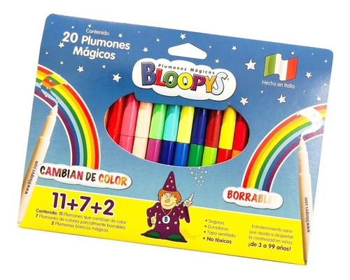 Plumones Magicos Bloopys No Toxicos