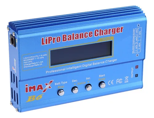 Para Cargador De Batería Lipo Imax B6 De 80 W+conector T Lip
