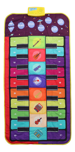 Tapete De Teclado Musical Duet Para Crianças, Grande