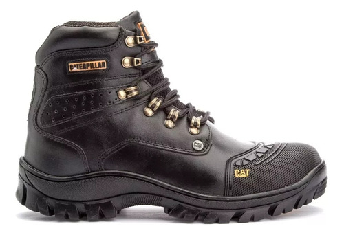 Bota Caterpillar Model 2190 Cuero Legitimo Punta Pvc