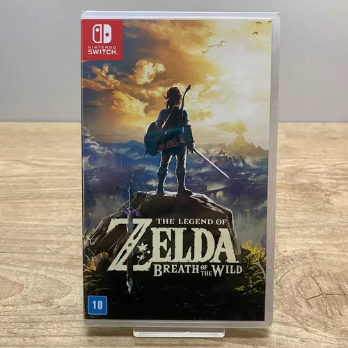 The Legend Of Zelda Breath Of The Wild Nintendo Switch Mídia Física Usado  Pronta Entrega