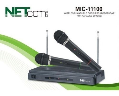 Micrófono Inalámbrico Netcom Mic-11100 2 En Uno Karaoke