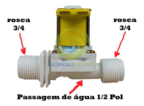 Valvula Solenoide Agua Irrigacao Automatica Arduino Pic Nf