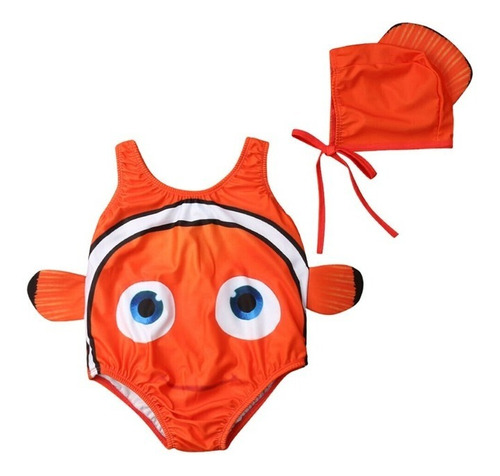 Traje De Baño De Nemo, 1 Pieza Para Niños De 1 A 3 Años