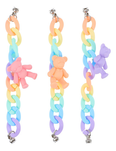 Relojes Rainbow Chain Crafts Para Mujer, 3 Unidades