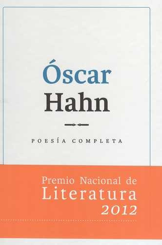 Libro Oscar Hann. Poesía Completa