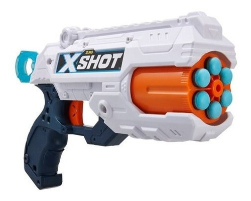 Imagen 7 de 9 de Pistola Dardos X-shot Reflex Tambor Gira Pce 36116 Bigshop