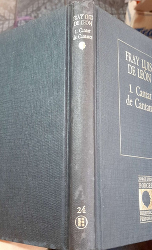 Cantar De Cantares Fray Luis De León Hyspamerica Usado # (Usado)