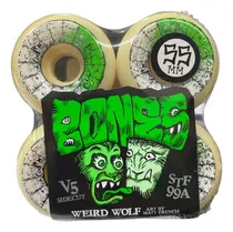 Comprar Roda Skate Importada Bones Weird Wolf 55mm Stf 99a