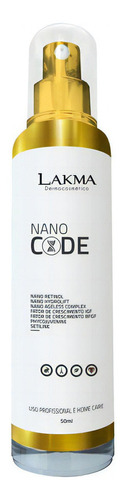 Nano Code Facial Combate O Envelhecimento 50ml Lakma