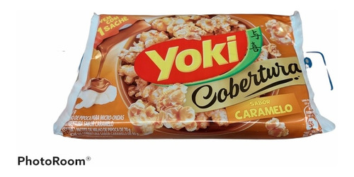Pipoca De Micro-ondas Yoki Com Cobertura Sabor Caramelo 160g