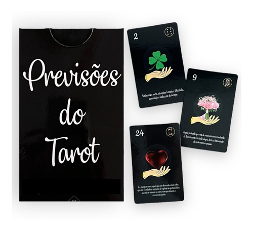 Baralho Previsões Do Tarot 36 Cartas - 1un